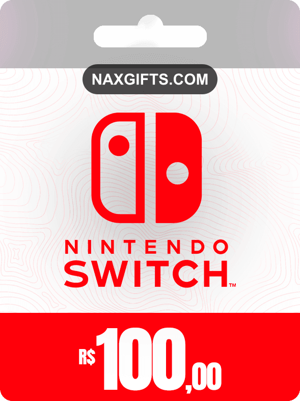 GIFTCARD NINTENDO SWITCH R$100